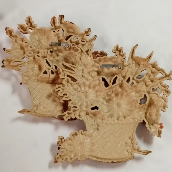 HOMCO MCM FALL FLOWERS SET OF VTG 70'S 3D WALL ART - Picture 6 of 10